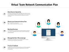 Virtual Team Network Communication Plan Ppt PowerPoint Presentation File Example File PDF