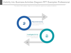 Visibility Into Business Activities Diagram Ppt Examples Professional Visibility Into Business Activities Diagram Ppt Examples Professional