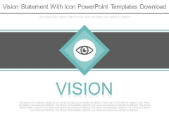 Vision Statement With Icon Powerpoint Templates Download Vision Statement With Icon Powerpoint Templates Download