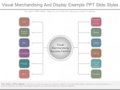 Visual Merchandising And Display Example Ppt Slide Styles Visual Merchandising And Display Example Ppt Slide Styles