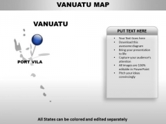 Vanuatu Country PowerPoint Maps Vanuatu Country PowerPoint Maps