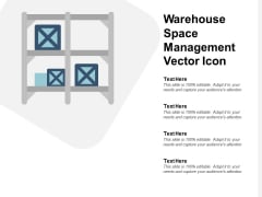 Warehouse Space Management Vector Icon Ppt PowerPoint Presentation Infographic Template Brochure Warehouse Space Management Vector Icon Ppt PowerPoint Presentation Infographic Template Brochure
