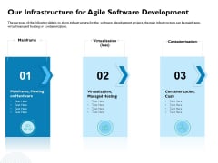 Waterfall Project Prioritization Methodology Our Infrastructure For Agile Software Development Elements PDF