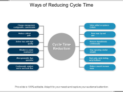 Ways Of Reducing Cycle Time Ppt PowerPoint Presentation Icon Ways Of Reducing Cycle Time Ppt PowerPoint Presentation Icon