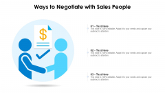 Ways To Negotiate With Sales People Introduction PDF Ways To Negotiate With Sales People Introduction PDF