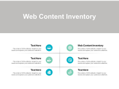 Web Content Inventory Ppt PowerPoint Presentation File Template Cpb Web Content Inventory Ppt PowerPoint Presentation File Template Cpb