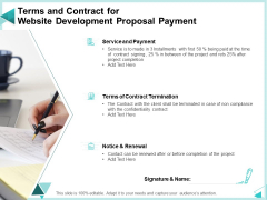 Web Development IT And Design Templates Terms And Contract For Website Development Proposal Payment Portrait PDF Web Development IT And Design Templates Terms And Contract For Website Development Proposal Payment Portrait PDF
