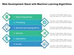 Web Development Stack With Machine Learning Algorithms Ppt PowerPoint Presentation Gallery Icon PDF Web Development Stack With Machine Learning Algorithms Ppt PowerPoint Presentation Gallery Icon PDF