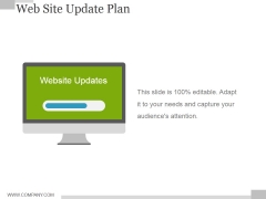Web Site Update Plan Ppt PowerPoint Presentation Gallery