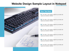 Website Design Sample Layout In Notepad Ppt PowerPoint Presentation Show Example PDF Website Design Sample Layout In Notepad Ppt PowerPoint Presentation Show Example PDF