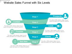 Website Sales Funnel With Six Levels Ppt PowerPoint Presentation Gallery Example Website Sales Funnel With Six Levels Ppt PowerPoint Presentation Gallery Example