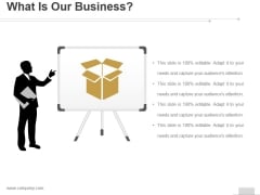 What Is Our Business Ppt PowerPoint Presentation Samples What Is Our Business Ppt PowerPoint Presentation Samples