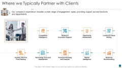 Where We Typically Partner With Clients Clipart PDF Where We Typically Partner With Clients Clipart PDF