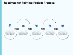 Whitewash Service Roadmap For Painting Project Proposal Ppt Model Portfolio PDF