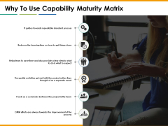 Why To Use Capability Maturity Matrix Ppt PowerPoint Presentation Slides Maker