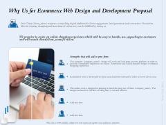 Why Us For Ecommerce Web Design And Development Proposal Ppt Infographics Graphics PDF Why Us For Ecommerce Web Design And Development Proposal Ppt Infographics Graphics PDF