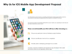 Why Us For IOS Mobile App Development Proposal Ppt PowerPoint Presentation Show Demonstration Why Us For IOS Mobile App Development Proposal Ppt PowerPoint Presentation Show Demonstration