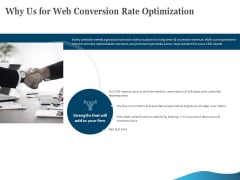 Why Us For Web Conversion Rate Optimization Ppt Infographic Template Graphics Tutorials PDF Why Us For Web Conversion Rate Optimization Ppt Infographic Template Graphics Tutorials PDF