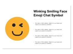 Winking Smiling Face Emoji Chat Symbol Ppt PowerPoint Presentation Pictures Model Winking Smiling Face Emoji Chat Symbol Ppt PowerPoint Presentation Pictures Model