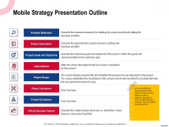 Wireless Phone Information Management Plan Mobile Strategy Presentation Outline Problem Rules PDF Wireless Phone Information Management Plan Mobile Strategy Presentation Outline Problem Rules PDF