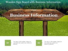Wooden Sign Board With Business Information Ppt PowerPoint Presentation Portfolio Deck Wooden Sign Board With Business Information Ppt PowerPoint Presentation Portfolio Deck