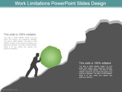 Work Limitations Powerpoint Slides Design Work Limitations Powerpoint Slides Design