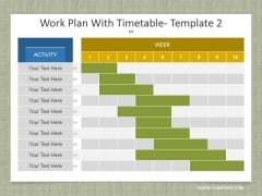 Work Plan With Timetable Template 2 Ppt PowerPoint Presentation File Ideas