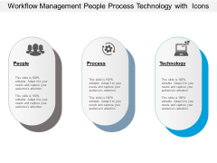 Workflow Management People Process Technology With Icons Ppt PowerPoint Presentation Gallery Template
