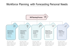 Workforce Planning With Forecasting Personal Needs Ppt PowerPoint Presentation Show PDF