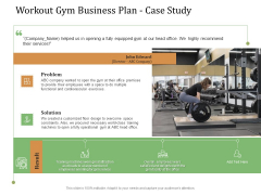Workout Gym Business Plan Case Study Ppt Model Show PDF Workout Gym Business Plan Case Study Ppt Model Show PDF