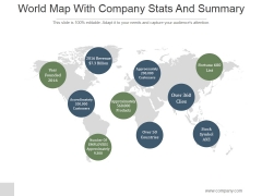 World Map With Company Stats And Summary Ppt PowerPoint Presentation Infographic Template World Map With Company Stats And Summary Ppt PowerPoint Presentation Infographic Template