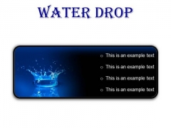 Water Drop Abstract PowerPoint Presentation Slides R