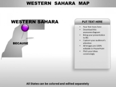 Western Sahara Country PowerPoint Maps Western Sahara Country PowerPoint Maps