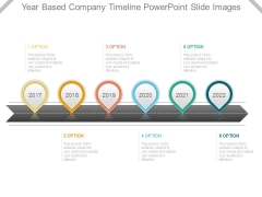 Year Based Company Timeline Powerpoint Slide Images Year Based Company Timeline Powerpoint Slide Images