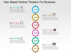 Year Based Vertical Timeline For Business PowerPoint Template Year Based Vertical Timeline For Business PowerPoint Template