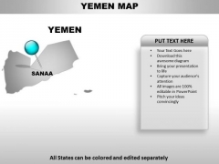 Yemen Country PowerPoint Maps Yemen Country PowerPoint Maps