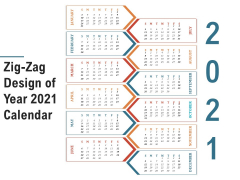 Zig Zag Design Of Year 2021 Calendar Ppt PowerPoint Presentation Inspiration Structure PDF Zig Zag Design Of Year 2021 Calendar Ppt PowerPoint Presentation Inspiration Structure PDF