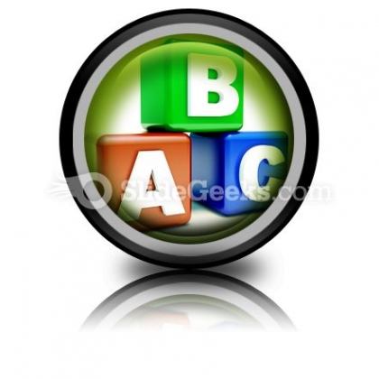 Abc Blocks Education PowerPoint Icon Cc Abc Blocks Education PowerPoint Icon Cc