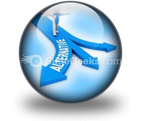Alternative Way PowerPoint Icon C Alternative Way PowerPoint Icon C