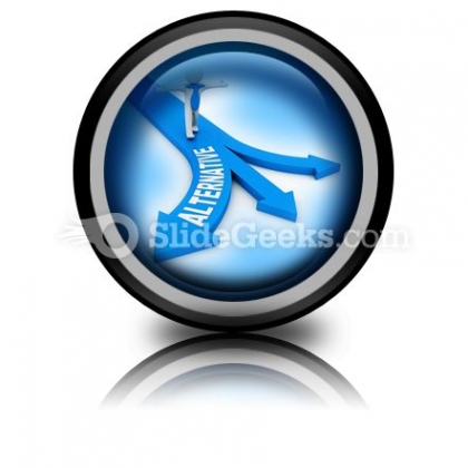 Alternative Way PowerPoint Icon Cc Alternative Way PowerPoint Icon Cc