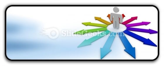 Arrows Of Opportunity PowerPoint Icon R Arrows Of Opportunity PowerPoint Icon R