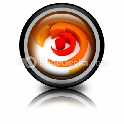 Arrows Spinning PowerPoint Icon Cc