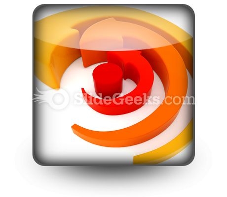 Arrows Spinning PowerPoint Icon S Arrows Spinning PowerPoint Icon S