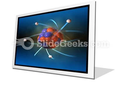 Atom PowerPoint Icon F Atom PowerPoint Icon F