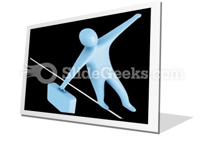 Balance PowerPoint Icon F Balance PowerPoint Icon F