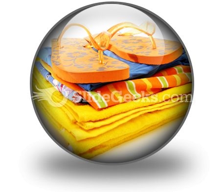 Beach Items PowerPoint Icon C Beach Items PowerPoint Icon C