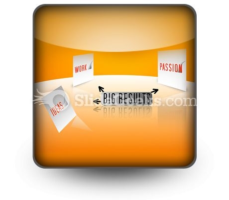 Big Results PowerPoint Icon S Big Results PowerPoint Icon S