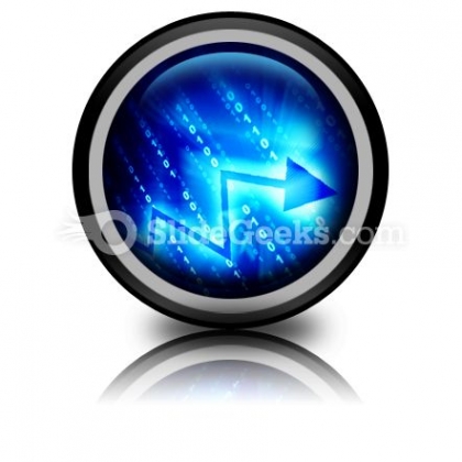 Blue Data Space PowerPoint Icon Cc Blue Data Space PowerPoint Icon Cc