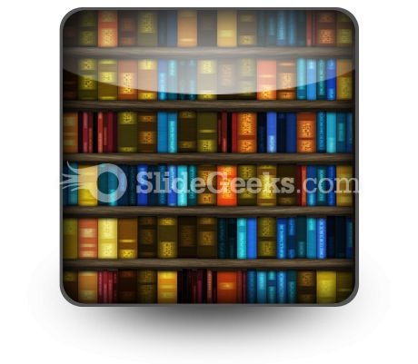Book Case PowerPoint Icon S
