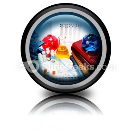 Books Flasks PowerPoint Icon Cc Books Flasks PowerPoint Icon Cc